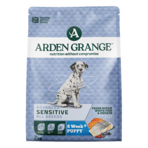 Arden Grange Puppy/Junior Sensitive Ocean White Fish&Potato Арден Грандж Сенситів - беззерновий корм для цуценят і юніорів з океанічною рибою та картоплею